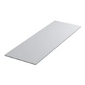 Pravokotna sijajna bela vodoodbojna iverna plošča za umivalnik 100x46x1,9H