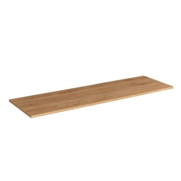 Pravokotni vodoodbojni pomivalni pult iz iverne plošče hrastove barve 100x46x1,9H