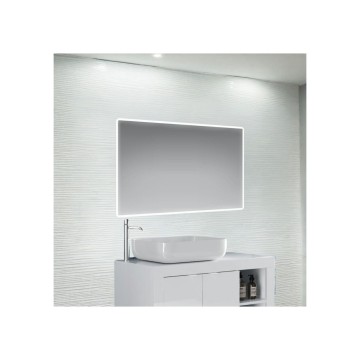 Ogledalo z osvetljenim LED okvirjem 120x70 cm - Victoria