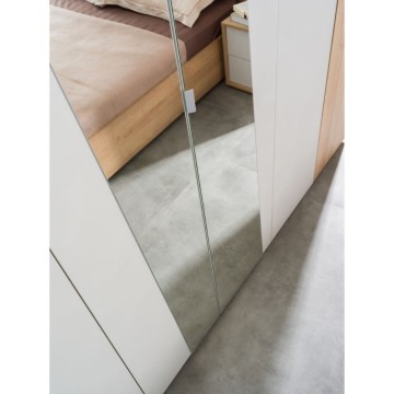 Camera da letto Fadri rovere miele e calce grigio: un connubio di stile e funzionalità