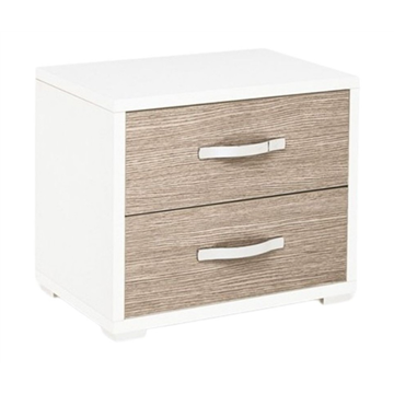 Nočna omarica 2 predala 52x36x43H elm