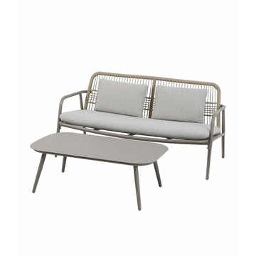 Salotto da esterno Marina beige - Raffinatezza e comfort