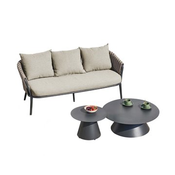 Salottino da esterno Simo beige - Eleganza e comfort per i tuoi spazi outdoor