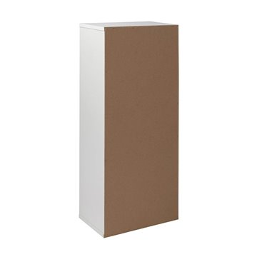 Helena bela omara za odpadke 40x25x102H - Eleganca in funkcionalnost za ločeno zbiranje