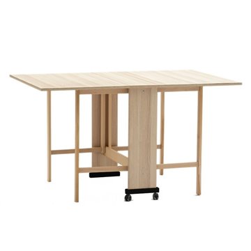 Trio Zložljiva miza za varčevanje s prostorom 24x90x78 cm elm