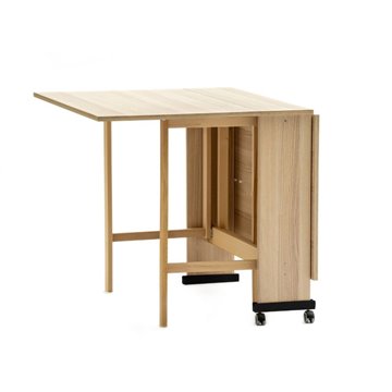 Trio Zložljiva miza za varčevanje s prostorom 24x90x78 cm elm