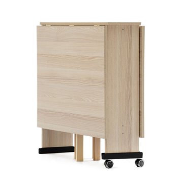 Trio Zložljiva miza za varčevanje s prostorom 24x90x78 cm elm