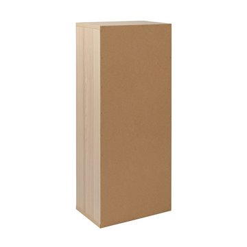 Omara za odpadke Helena elm 40x25x102H - Eleganca in funkcionalnost za ločeno zbiranje