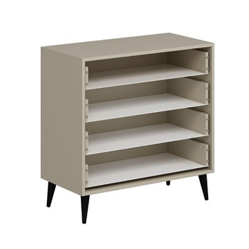 Prime Komoda s 4 predali v kašmirski barvi 90x45x90H - Stil in funkcionalnost za vsak prostor