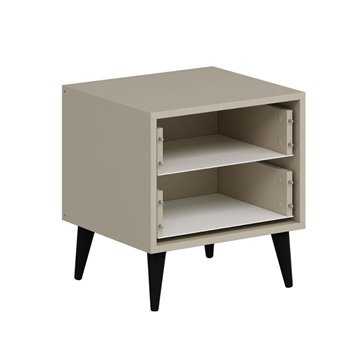 Prime nočna omarica 2 predala kašmirske barve 50x45x52H - Eleganca in funkcionalnost