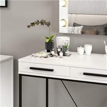 Sane bela toaletna omarica za ličila 90x45x80H: Eleganca in funkcionalnost za vaš lepotni kotiček