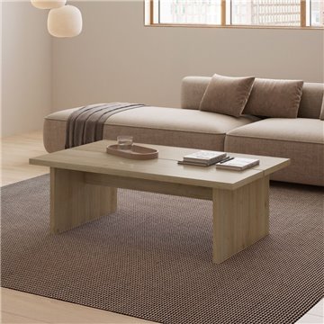 Pravokotna mizica Loana hrast 120x70x40H - Zvezda vaše dnevne sobe