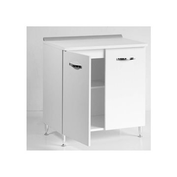 Kuhinjski podstavek z dvema vratoma cementne barve 80x50x85H cm
