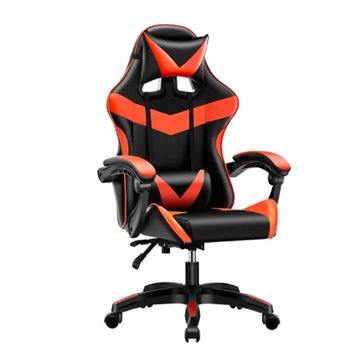 Gaming fotelj črno rdeč PVC - Udobje in oblikovanje