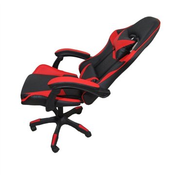 Gaming fotelj črno rdeč PVC - Udobje in oblikovanje