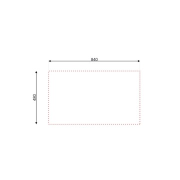 Dvokapno pomivalno korito 86x50 cm, satenasto dodelano - SA322 | Kupi zdaj