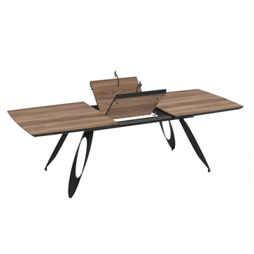 MIZA HAZAR HRASTOV VRH IN ČRNE NOGE 190+60 CM