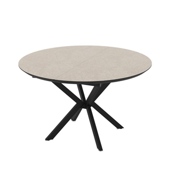 DOBOK MIZA S SIJAJNIM VRHOM CASHEMIR IN ČRNIM GABROM Ø110+35 CM