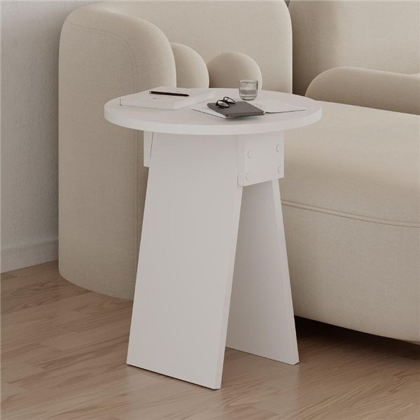 Bela mizica Chen - Minimalistična eleganca za vsako sobo Bela mizica Chen - Minimalistična eleganca za vsako sobo