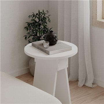 Bela mizica Chen - Minimalistična eleganca za vsako sobo