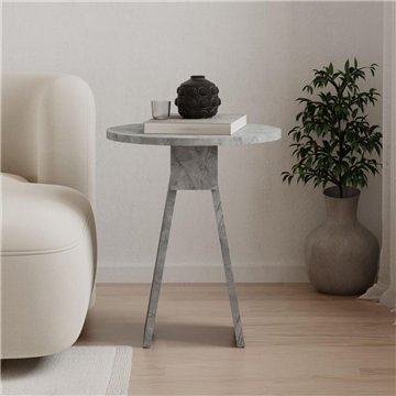 Kavna mizica Chen sivega marmorja - Minimalistična eleganca za vsak prostor
