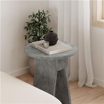 Kavna mizica Chen sivega marmorja - Minimalistična eleganca za vsak prostor