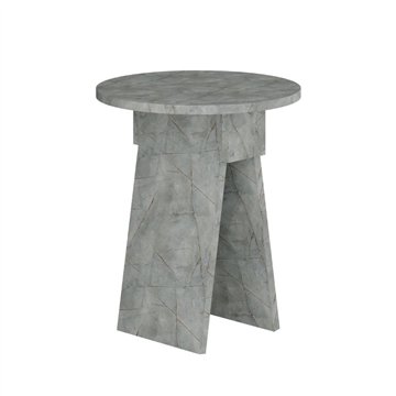 Kavna mizica Chen sivega marmorja - Minimalistična eleganca za vsak prostor