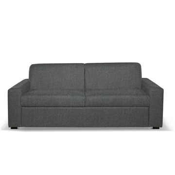 Divano letto 3 posti Flash tessuto Barrell97 colore carbone 200x98x86h