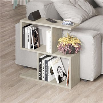 Tavolino da salotto travertino beige Homemania 60x19,5x60H - Design moderno e versatilità