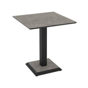 Kvadratna oksidna miza s kovinsko nogo 68x75H cm | Berri