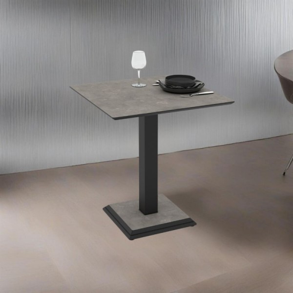 Kvadratna oksidna miza s kovinsko nogo 68x75H cm | Berri Kvadratna oksidna miza s kovinsko nogo 68x75H cm | Berri