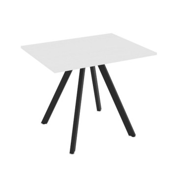 Fiksna miza hrast in črne noge 90x70 cm - Olli | Toscohome