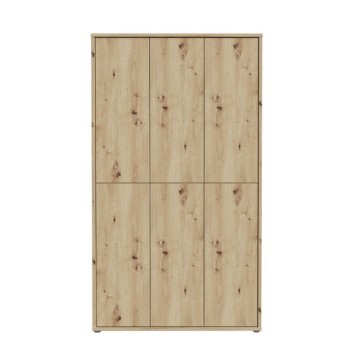 Večnamenska garderobna omara 6 vrat 109x35x192 hrast barva Medea
