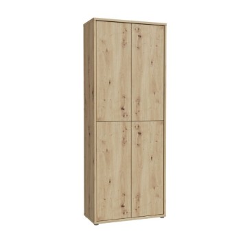 Večnamenska garderobna omara 4 vrata 74,5x35x192 hrast barva Medea