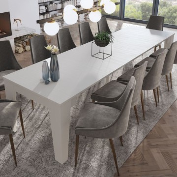 Luka 90x51,6 Bela podaljšana konzolna miza - ToscoHome