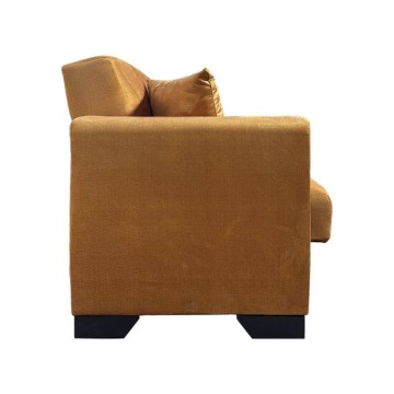 copy of Divano letto 2 posti con contenitore in tessuto colore verde 146x82x85H Rianna