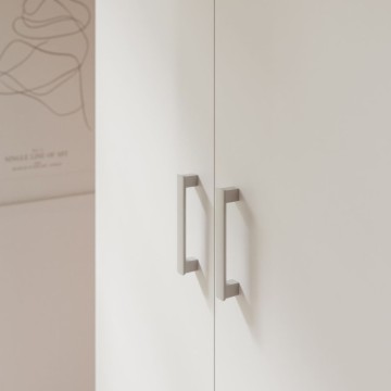 copy of Garderobna omara 2 vrati 1 predal bela 89x54x210,5H Arcadia