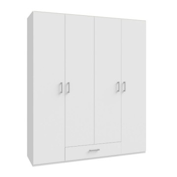 copy of Garderobna omara 2 vrati 1 predal bela 89x54x210,5H Arcadia