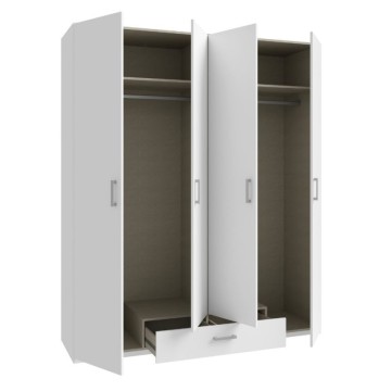 copy of Garderobna omara 2 vrati 1 predal bela 89x54x210,5H Arcadia