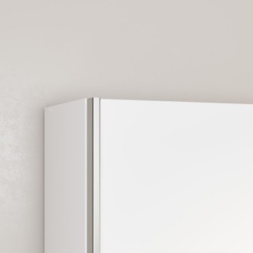 Garderobna omara z 2 drsnima vratoma 150x39x210 bela Nico