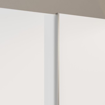 Garderobna omara z 2 drsnima vratoma 150x39x210 bela Nico