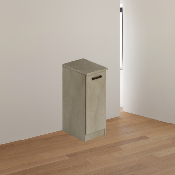 Pralnica za kopalnico z vrati 36x50x85,5 clay