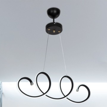 Afra LED viseča svetilka spiralne oblike črna MDL4441