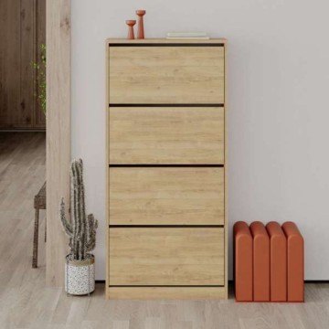 Omarica za čevlje SHC540OAK s štirimi vrati hrast