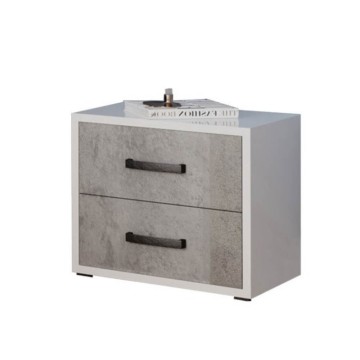 Nočna omarica 2 predala 52x36x43H beton