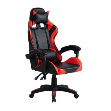 Mek gaming fotelj rdeča črna