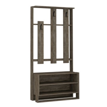 Predsoba Chester iz orehovega lesa 90x36x180