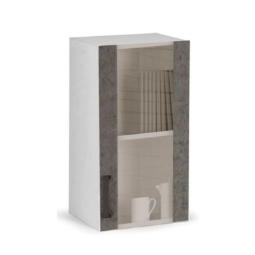 Viseča vitrina 40 cm betonska