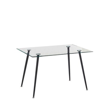 SETFULL miza iz kaljenega stekla 120x80x85H