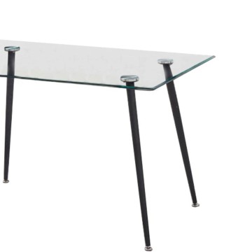 SETFULL miza iz kaljenega stekla 120x80x85H